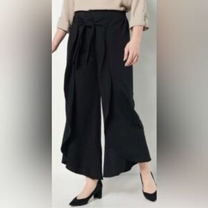 Truth + Style Petite Flounced Stretch Woven Pants Xs NWOT